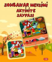 4 Set - 50 Parça Tox Dört Mevsim Keçe Cırtlı Aktivite Sayfası - Çocuk Etkinlik , Eğitici Oyuncak - 5