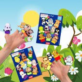 2 Set - 20 Parça Tox Vahşi Hayvanlar ve Evcil Hayvanlar Parmak Kukla T771 T781 - 4