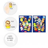 2 Set - 20 Parça Tox Vahşi Hayvanlar ve Evcil Hayvanlar Parmak Kukla T771 T781 - 8