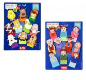 2 Set - 20 Parça Tox Evcil Hayvanlar ve Aile Bireyleri Parmak Kukla T771 T752 - 1