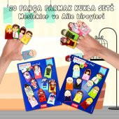 2 Set - 20 Parça Tox Aile Üyeleri ve Meslekler 20 Parça Parmak Kukla T751 T762 - 2