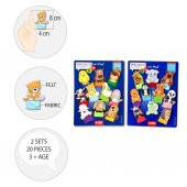 2 Set - 20 Parça Tox Evcil Hayvanlar ve Vahşi Hayvanlar Parmak Kukla T771 T782 - 8