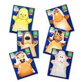 6 Parça Tox Çiftlik Hayvanları Keçe El Kukla Set , Eğitici Oyuncak thumbnail 3