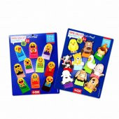2 Set - 20 Parça Tox Emojiler ve Evcil Hayvanlar Parmak Kukla T106 T771 - 4