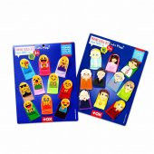 2 Set - 20 Parça Tox Emojiler ve Aile Bireyleri Parmak Kukla T106 T751 - 4