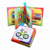 Tox İngilizce Taşıtlar Kumaş Sessiz Kitap E132 - Bez Kitap , Eğitici Oyuncak , Yumuşak ve Hışırtılı - 8