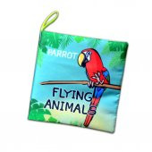 Tox İngilizce Uçan Hayvanlar Kumaş Sessiz Kitap E133 - Bez Kitap , Eğitici Oyuncak , Yumuşak ve Hışırtılı - 6