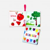 Tox Renkler Kumaş Sessiz Kitap T135 - Bez Kitap , Eğitici Oyuncak , Yumuşak ve Hışırtılı - 3