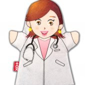 2 Parça Tox Meslekler El Kukla Set , Eğitici Oyuncak - 9