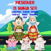 7 Parça Tox Meslekler El Kukla Set , Eğitici Oyuncak - 2