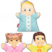 3 Parça Tox Kardeşler El Kukla Set , Eğitici Oyuncak - 3