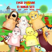 5 Parça Tox Evcil Dostlar El Kukla Set , Eğitici Oyuncak - 2