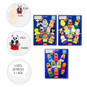 3 Set - 30 Parça Tox Evcil , Vahşi Hayvanlar ve Emojiler Parmak Kukla T771 T781 T106 - 8