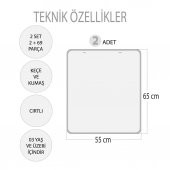 2 Set - 69 Parça  İç Organlar ve Takvimi Öğreniyorum Keçe Cırtlı Duvar Panoları , Eğitici Oyuncak - 3