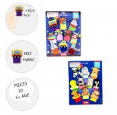 2 Set - 20 Parça Tox Taşıtlar ve Evcil Hayvanlar Parmak Kukla T781 T181 - 8