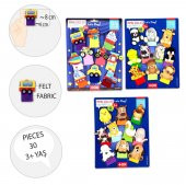 3 Set - 30 Parça Tox Taşıtlar, Evcil ve Vahşi Hayvanlar Parmak Kukla T181 T771 T781 - 8