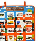 Parça Bütün Eşleştirme Oyunu (Taşıtlar) Keçe Cırtlı Duvar Panosu , Eğitici Oyuncak - 2