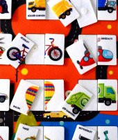 Parça Bütün Eşleştirme Oyunu (Taşıtlar) Keçe Cırtlı Duvar Panosu , Eğitici Oyuncak - 10