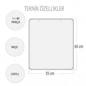 İngilizce Parça-Bütün Evcil Hayvanlar Eşleştirme Keçe Cırtlı Duvar Panosu , Eğitici Oyuncak - 3