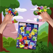 T219 Tox Sevimli Böcekler 10 Parça Parmak Kukla Set - 9