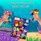 Tox Deniz Canlıları 10 Parça Parmak Kukla Set T221 - 2