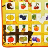 Parça Bütün Eşleştirme Oyunu (Meyveler) Keçe Cırtlı Duvar Panosu , Eğitici Oyuncak - 12
