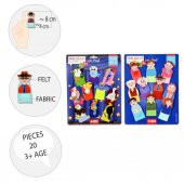 2 Set - 20 Parça Tox Aile Bireyleri ve Uçan Hayvanlar Parmak Kukla T752 T222 - 8