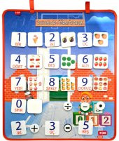 2 Set - 88 Parça  Rakamları Öğreniyorum Keçe Duvar Panoları , Eğitici Oyuncak - 8