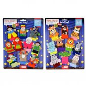 2 Set - 20 Parça Tox Masal Kahramanları ve Safari Hayvanları Parmak Kukla T223 T225 - 6