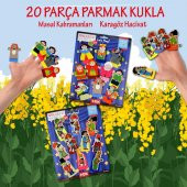 2 Set - 20 Parça Tox Hacivat , Karagöz ve Masal Kahramanları Parmak Kukla T224 T225 - 2