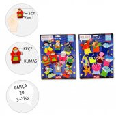 2 Set - 20 Parça Tox Masal Kahramanları ve Deniz Canlıları Parmak Kukla T221 T225 - 3