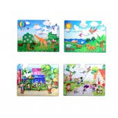 4 Set - 96 Parça Tox Origami ve Oyun Parkı 5+ Keçe Yapboz - 5 Yaş Puzzle T018 T040 - 1