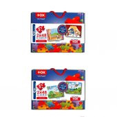4 Set - 96 Parça Tox Origami ve Sahne 5+ Keçe Yapboz - 5 Yaş Puzzle T019 T018 - 8