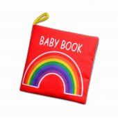 Tox İngilizce Renkli Bebek Kumaş Sessiz Kitap E120 - Bez Kitap , Eğitici Oyuncak , Yumuşak ve Hışırtılı - 6