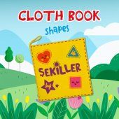 Tox Şekiller Kumaş Sessiz Kitap T395 - Bez Kitap , Eğitici Oyuncak , Yumuşak ve Hışırtılı - 7