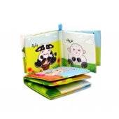 Tox Arapça Evcil Hayvanlar Kumaş Sessiz Kitap A110 - Bez Kitap , Eğitici Oyuncak , Yumuşak ve Hışırtılı - 3