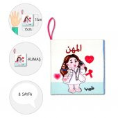 Tox Arapça Meslekler Kumaş Sessiz Kitap A112 - Bez Kitap , Eğitici Oyuncak , Yumuşak ve Hışırtılı - 4