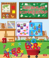 Tox Rakamlar Kumaş Sessiz Kitap T051 - Bez Kitap , Eğitici Oyuncak , Yumuşak ve Hışırtılı - 5