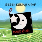 Tox Bebek Siyah-Beyaz Kumaş Sessiz Kitap T397 - Bez Kitap , Eğitici Oyuncak , Yumuşak ve Hışırtılı - 2
