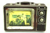 Dekoratif Metal Televizyon Bavul  MNK - 1