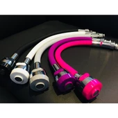 Renkli Silikonlu Oynar Başlıklı 2 Fonksiyonlu Spiral Musluk Başlığı thumbnail 1