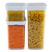 Vakumlu Kare Saklama Kabı - 0,50 Litre - 3