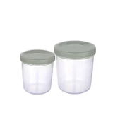 İçiçe Geçen 2 li saklama kabı (400ve 700ml) - 3