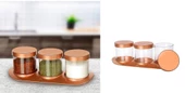 Bronz Baharat Seti Lüx 3lü Set - 1