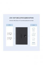 2 Giriş 1 Çıkış Usb Km Switch - 5