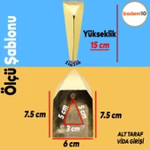 Harvey Lüks Mobilya Kanepe Sehpa Tv Ünitesi Koltuk Ayağı 15 Cm Gold Altın Baza Ayakları thumbnail 2