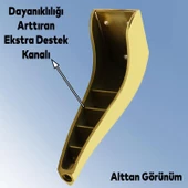 Harvey Lüks Mobilya Kanepe Tv Ünitesi Koltuk Ayağı 18 Cm Gold Altın Konsol Ayakları - 4