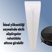 Harvey Lüks Mobilya Kanepe Tv Ünitesi Koltuk Ayağı 18 Cm Beyaz Konsol Ayakları thumbnail 3