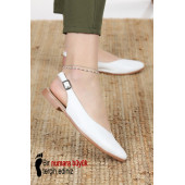 Kadın Misty Arkası Acık Sivri Burun Günlük Babet - 1