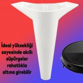 Lüks Mobilya Kanepe Sehpa TV Ünitesi Koltuk Ayağı 18 cm Beyaz Baza Ayak - 1